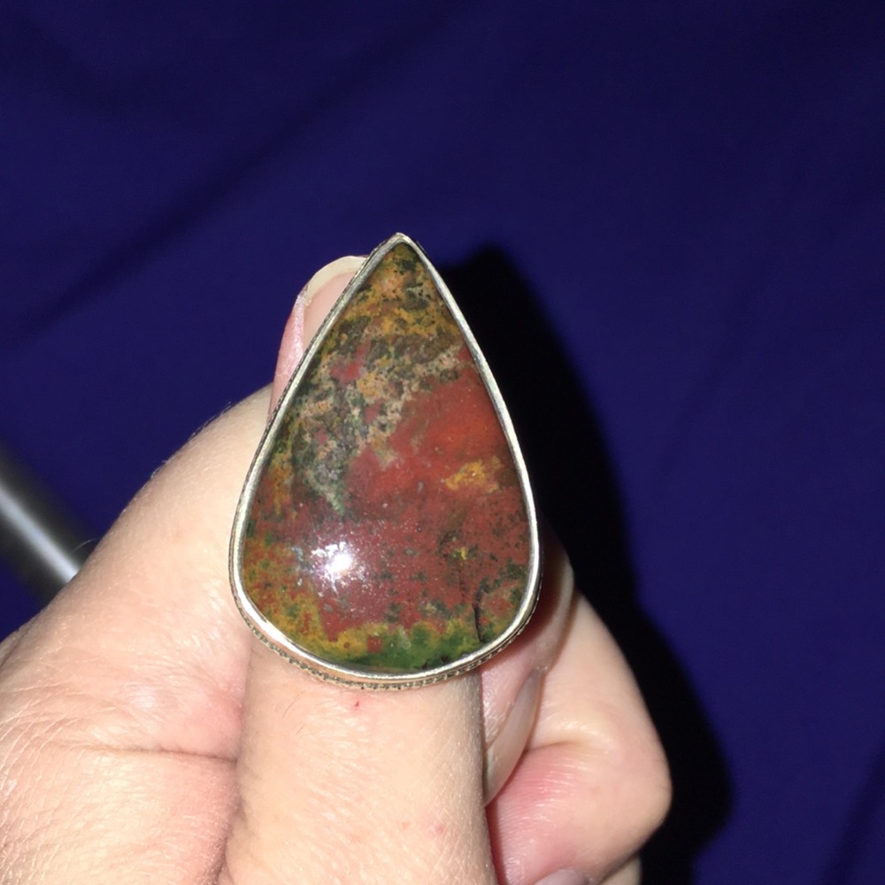 Custom Made Bloodstone Ring March Birthstone